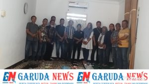 Kunjungan Ketua Forum Pers Independent Indonesia (FPII) Setwil Lampung ke Kantor Korwil Pringsewu.